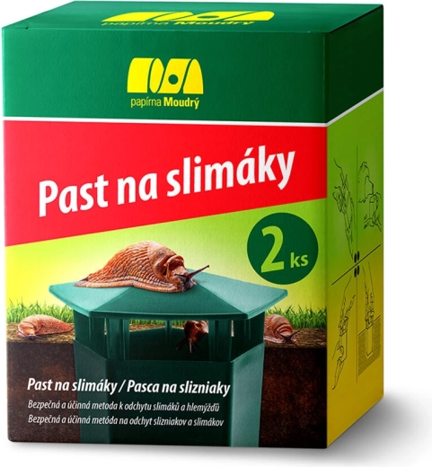 Trampa para babosas de plástico, 2 uds