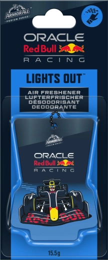 Ambientador colgante para coche Armor All Oracle Red Bull Lights Out – tarjeta