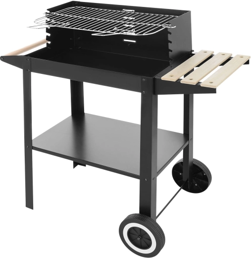 Parrilla clásica de carbón con rejilla ajustable