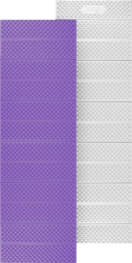 Esterilla de espuma plegable con capa de aluminio, morada