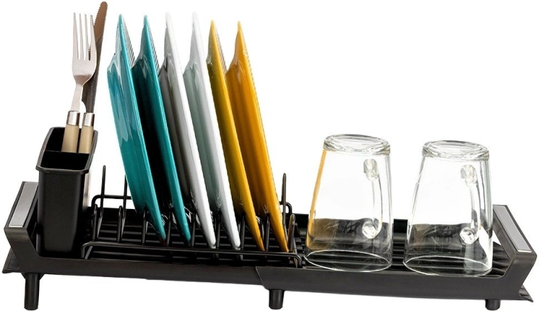 Secado ordenado: platos, tazas y vasos