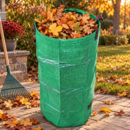 Saco de jardín para hojas y césped de 160 l