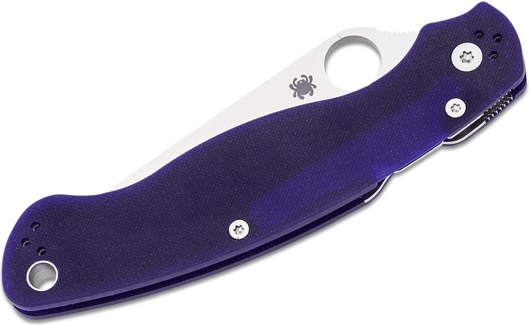 Empuñadura ergonómica de G10 y clip de cuatro posiciones