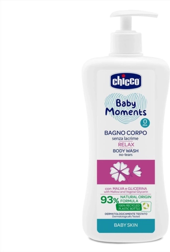 Chicco Baby Moments Relax gel de ducha para bebés desde el nacimiento 500 ml