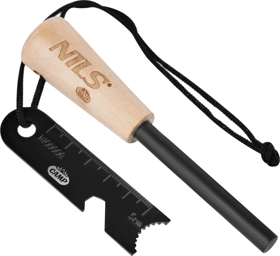 Pedernal NILS Camp NC1792 – encendedor de magnesio con rascador multifunción