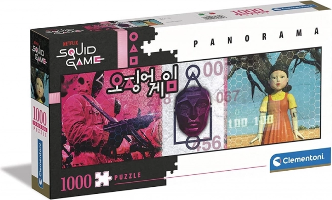 Puzle panorámico CLEMENTONI Netflix Squid Game 1000 piezas