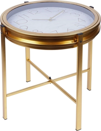 Reloj integrado en la encimera de la mesa