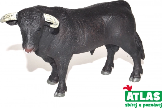 Figura de toro pintada a mano