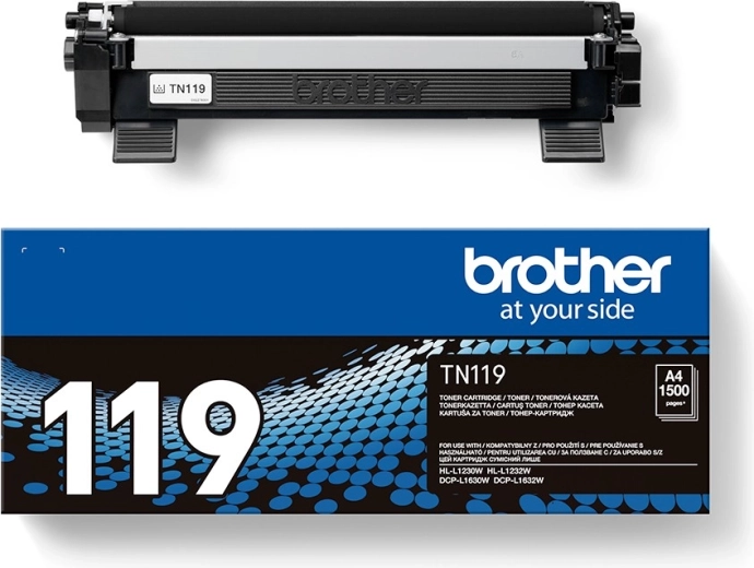 Tóner Brother TN-119 para HL-1230 / DCP-1630, negro, 15 000 páginas