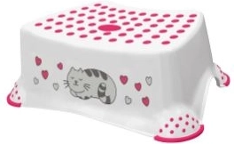 Escabel infantil con gatita 40,5 × 28,5 × 14 cm