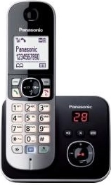 Teléfono inalámbrico DECT Panasonic KX-TG6821 negro