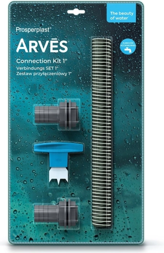Kit de conexión para barril de agua de lluvia 1"