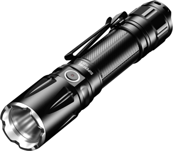 Linterna UV Superfire TL01-X 1800 lm con USB‑C y protección IP67
