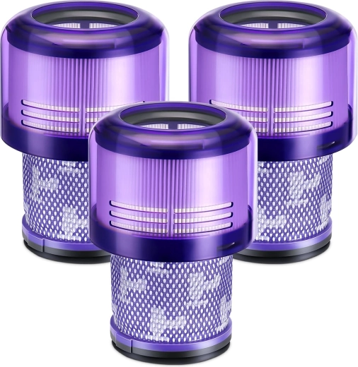 Juego de 3 filtros HEPA lavables Renew Force para aspiradoras Dyson V11, V15 y SV14