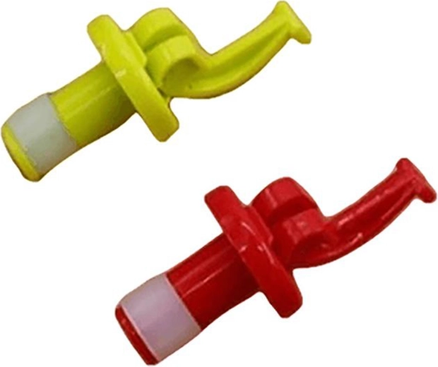 Juego de tapones para vino – rojo y amarillo