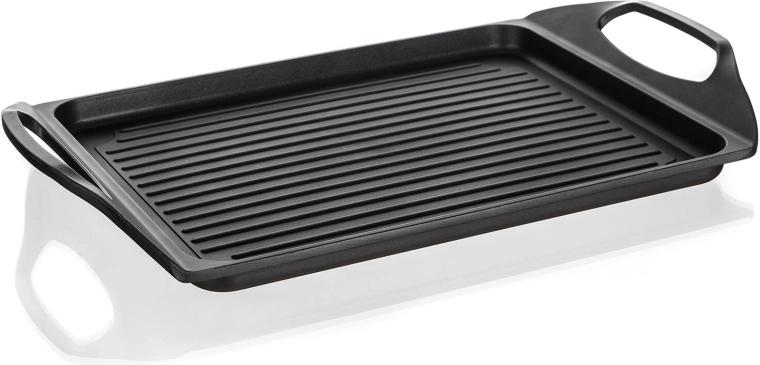 Plancha grill 45 × 27 cm con superficie antiadherente ALIVIA