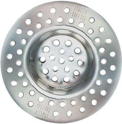 Recogedor de suciedad de acero inoxidable para fregadero 6,8 cm (2 uds)