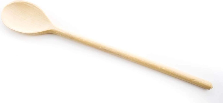 Cuchara ovalada de madera BRILLANTE 30 cm