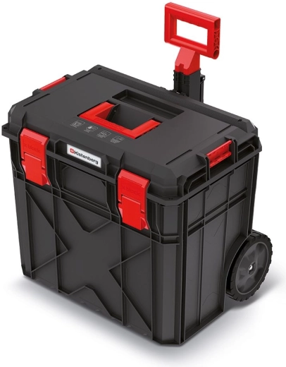 Maletín para herramientas con ruedas X-Block Pro 546 × 380 × 510 mm, negro