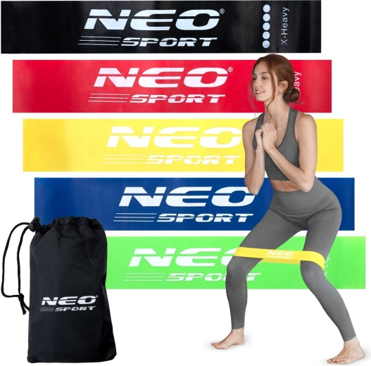 Juego de bandas de resistencia NEO SPORT NS-959 – 5 unidades