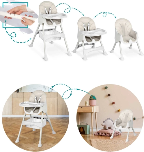 Trona evolutiva 3 en 1 para bebés y niños pequeños