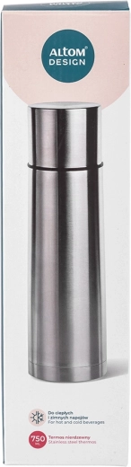 Capacidad de 750 ml y aislamiento para mantener la temperatura