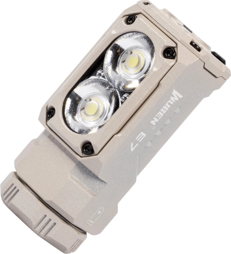 Linterna Wuben E7 6500K, caqui, 1800 lm