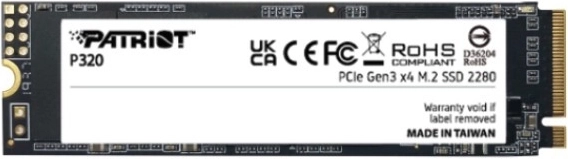 Disco SSD 1 TB PATRIOT P320 PCIe M.2 NVMe Gen3 x4