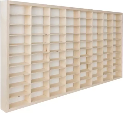 80 compartimentos para una colección bien organizada