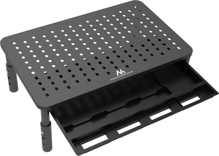 Soporte para monitor y portátil con cajón 13–32"