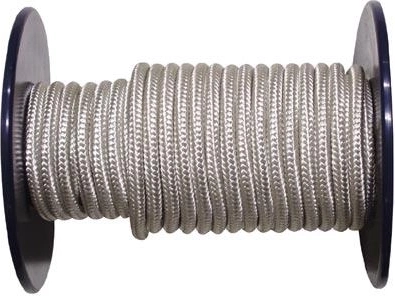 Cuerda de poliamida con alma de 10 mm, blanca, 100 m