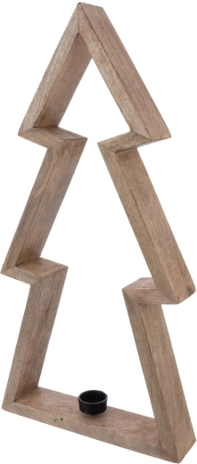Madera de mango natural con un veteado marcado