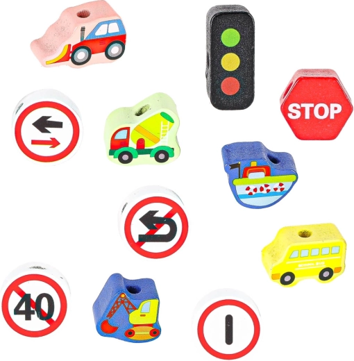 Juego educativo con temática de tráfico
