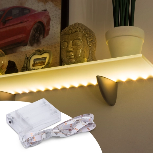 Luz blanca cálida para crear un ambiente acogedor