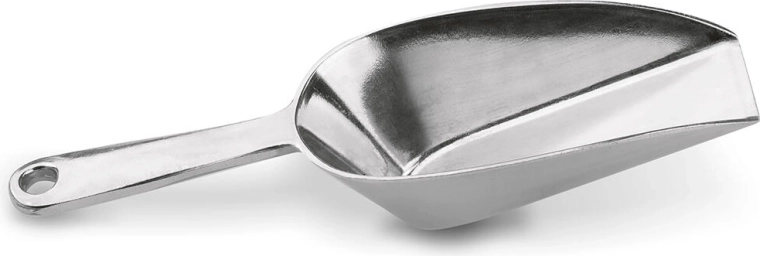 Pala de aluminio para alimentos a granel 17,5 cm