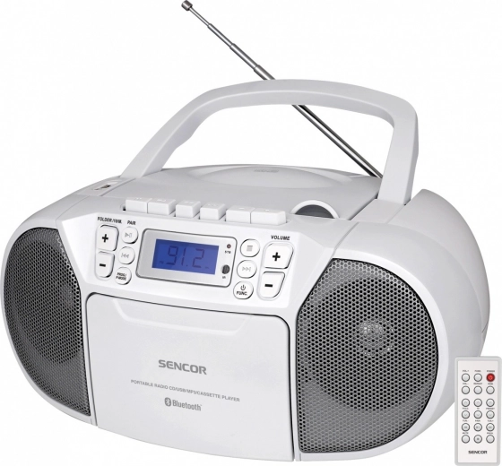 Radiograbadora con CD, MP3, USB y Bluetooth