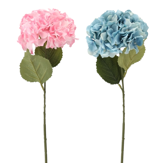 Hortensia sintética – ramita decorativa de 69 cm