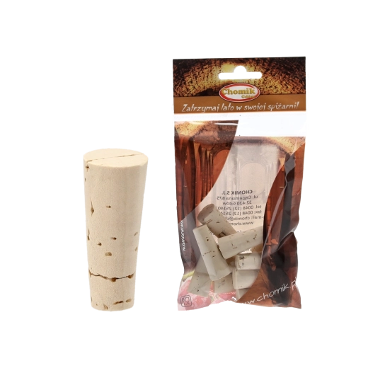 Juego de tapones ecológicos de corcho de 15 mm (10 uds)