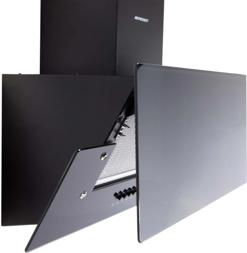 Elegante panel frontal de vidrio