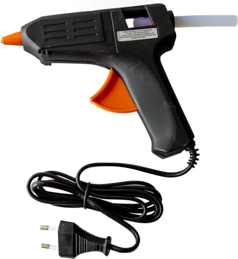 Pistola de pegamento termofusible 40 W, diámetro de barras 12 mm