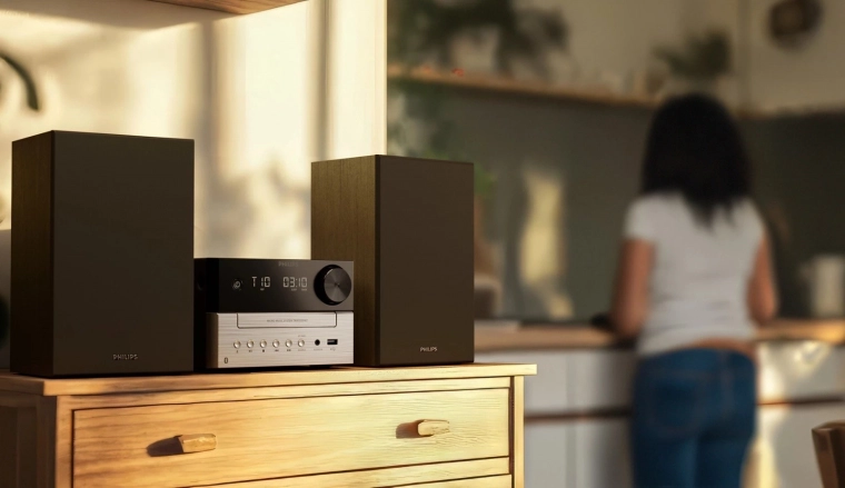 CD, radio FM, USB y AUX: todo en un solo lugar