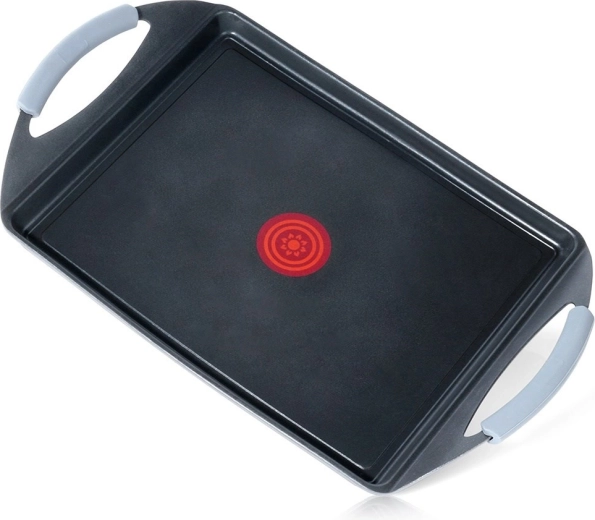 Plancha grill Gali con revestimiento antiadherente e indicador de calentamiento 41 × 24,5 cm