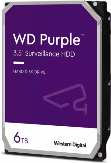 Disco duro WD Purple 6 TB 3,5" 5400 rpm, 256 MB de caché (WD64PURZ)