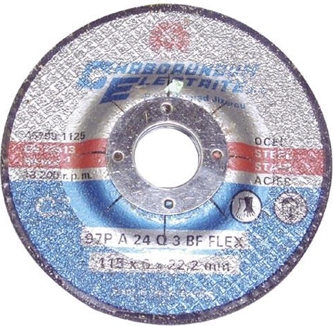 Disco de corte para acero 115 × 2,0 × 22,2 mm