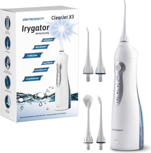 Irrigador dental inalámbrico Berdsen ClearJet X3