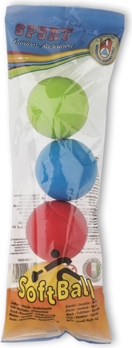 Androni set de 4 pelotas blandas, diámetro 7 cm