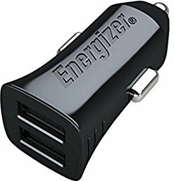 Cargador de coche Energizer Hightech 2× USB 2,4 A negro