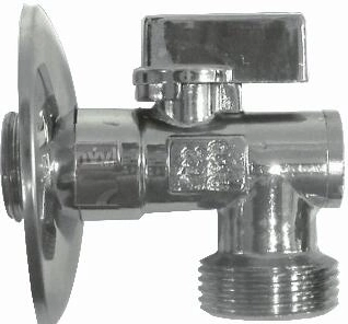 Válvula para lavadora con válvula antirretorno y filtro 1/2" x 3/4"