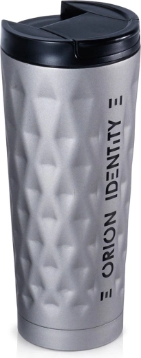Termo de acero inoxidable Orion Identity gris 500 ml