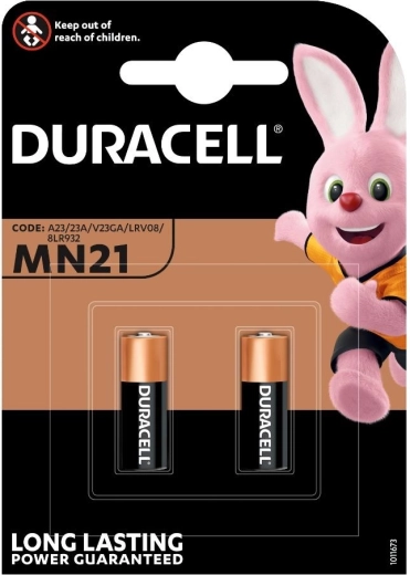 Pilas alcalinas Duracell MN21 en blíster, 2 unidades